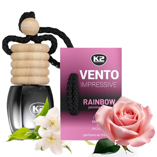 K2 VENTO VÔŇA DO AUTA VO FĽAŠI DÚHOVÁ KVETINA