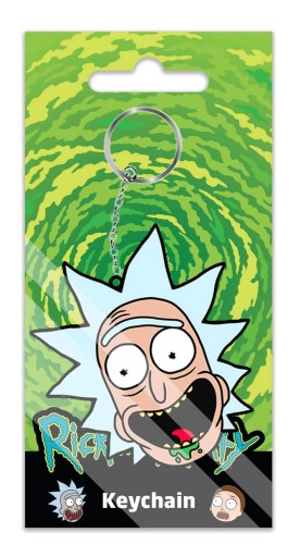 Gumený krúžok na kľúče Rick and Morty Rick Head