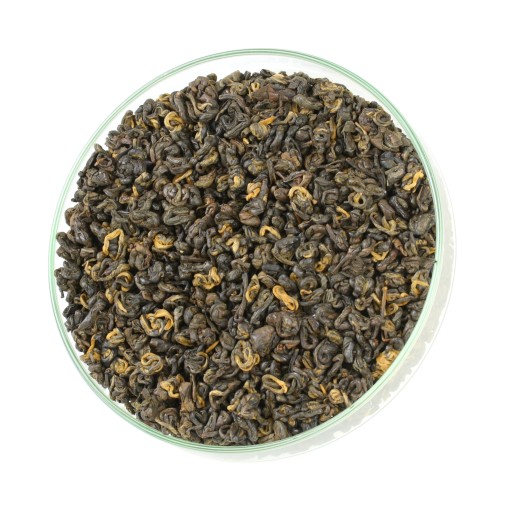 YUNNAN SCREW Čierny čaj so zlatými hrotmi (50 g) Silný
