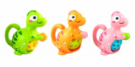 ZMYSELNÉ HRKÁVANIE S GUĽOU DINOSAUR 11CM FAREBNÉ