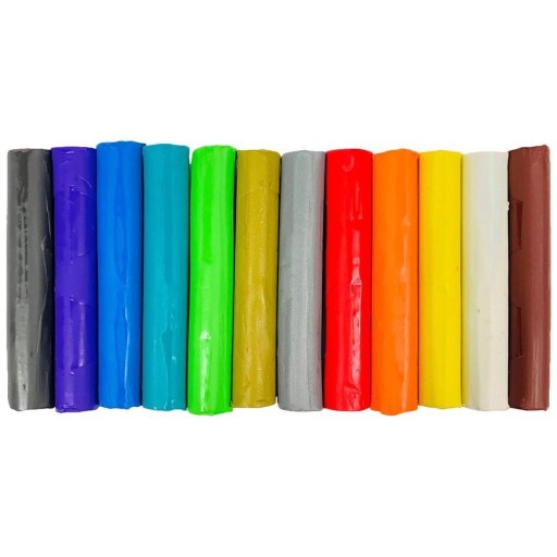 Colorino plastelína 12 ks Zlatá + Strieborná