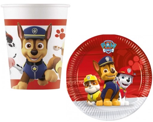 Paw Patrol The Movie papierové taniere 8 ks