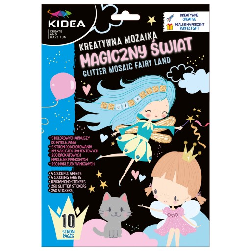 Kidea Kreatívna diamantová mozaika Magic World diamantová výšivka