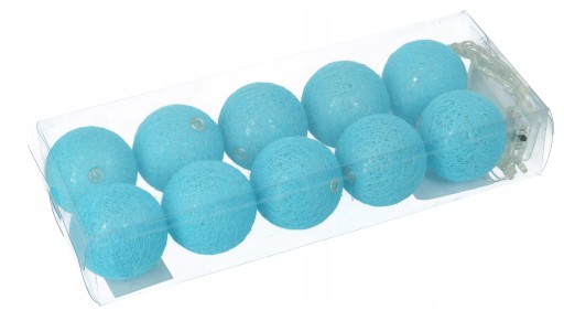 CUTTON BALLS LAMPY GLW GALLS 10 LED tyrkys