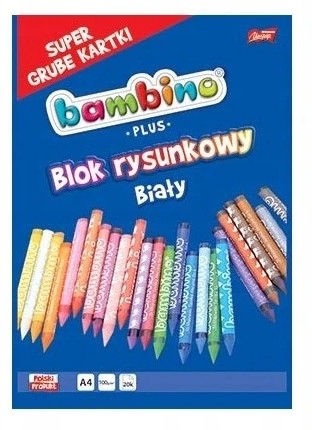 BLOK A4 BAMBINO HRUBÝ PAPIER 100g/m2