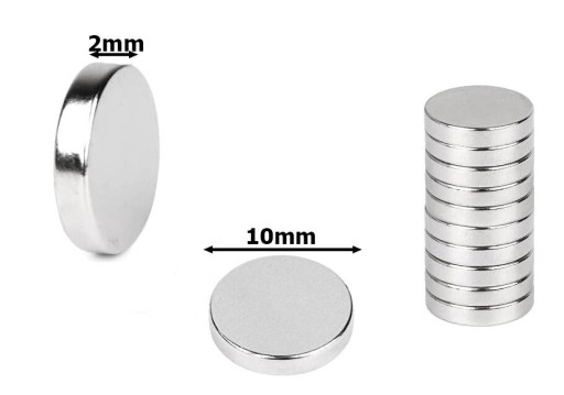 VALCOVÝ NEODYMOVÝ MAGNET SILNÝ SILNÝ NEODYMOVÝ MAGNET SADA 10 KS