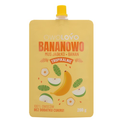 OWOLOVO Bananowo Jablkovo-banánová pena 200 g