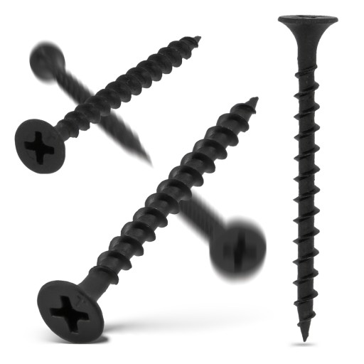 Oceľové fosfátové skrutky 4,2x70mm do dreva, 100 ks STALCO