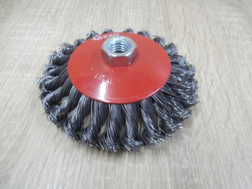 Bočná drôtená kefa 125mm Oceľová M14