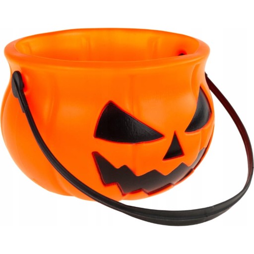 Halloween tekvicový košík, vedierko, taška, nádoba na sladkosti