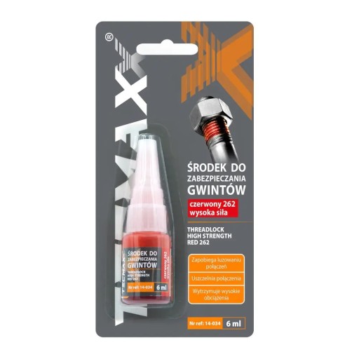 Tecmaxx 14-034 lepidlo na zaistenie závitov 6 ml