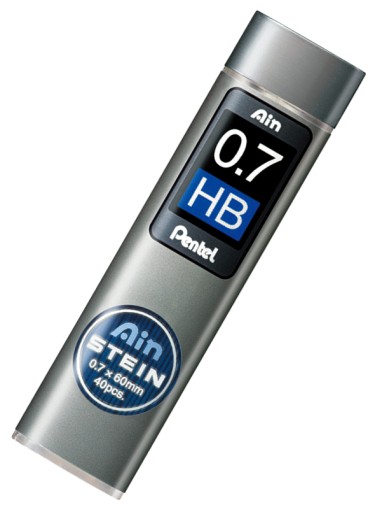 Náplne do mechanických ceruziek Graphites 0,7 mm HB AIN STEIN Pentel