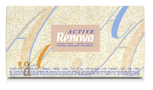 Renova Active sťahovacie obrúsky 70 ks