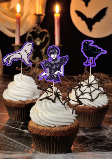 HALLOWEEN CUPPY PIKERS Streda 6 ks