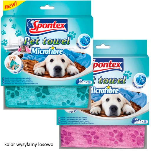 Uterák SPONTEX z mikrovlákna pre psov a mačky