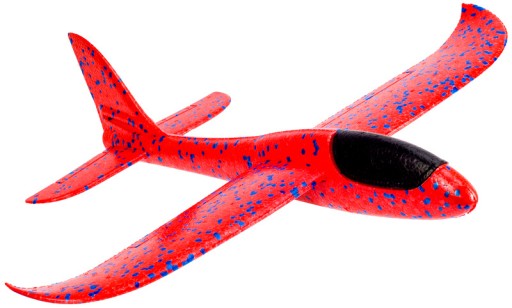 Polystyrénové lietadlo, klzák, šípka, veľké, 47 cm
