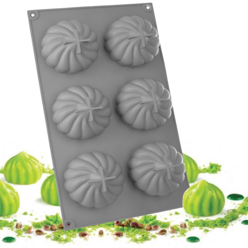 Silikónová forma na sušienky a 3D monoporcie - kvapka pusinky