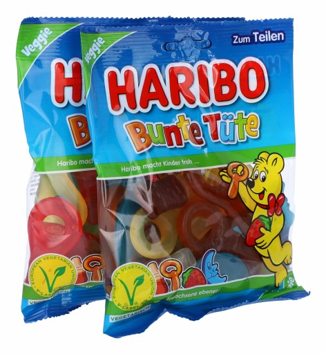 HARIBO ovocné želé Mixy Bunte Tute 175g DE