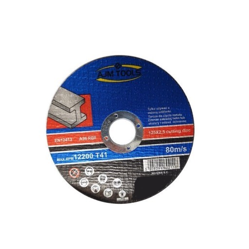 Oceľové rezacie kotúče, kovové, 5 kusov, 125x2,5, 125mm