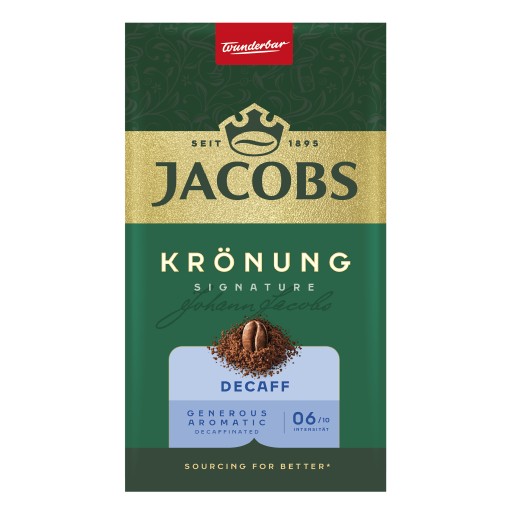 Jacobs Kronung Decaff káva bez kofeínu 250g