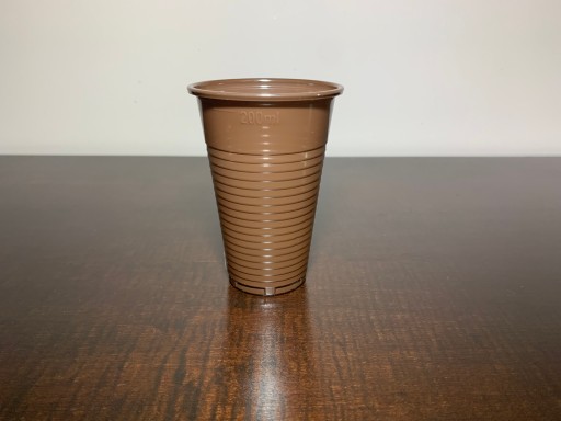MUG cup hrnčeky hrnčeky 200 ml hnedé 100 ks