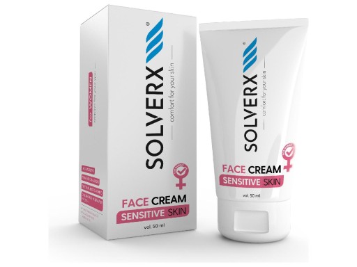 SOLVERX Krém na tvár pre citlivú pleť 50 ml