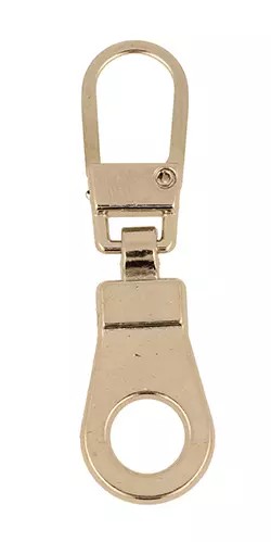 Prívesok na zips, oprava zipsu, 4 cm, strieborná