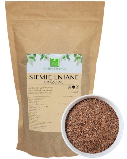 Hnedé ľanové semienko 1kg celozrnné na mletie BUDWIG KETO diétne čisté