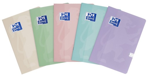 Zápisník Oxford TOUCH PASTEL A5, 60 listov, LINKA S OKRAJOM