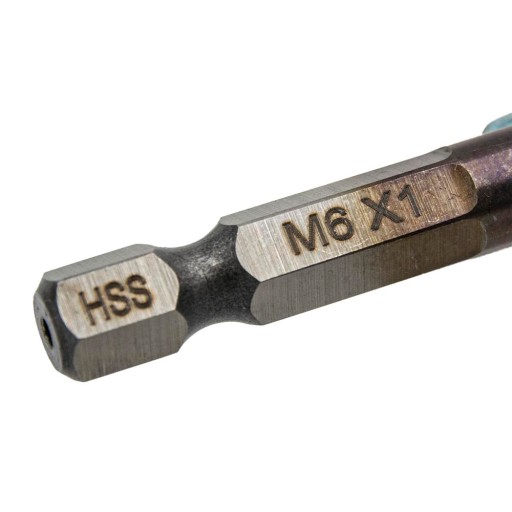 Závitníky M3 - M10, závitníky, HSS, sada 6 ks.