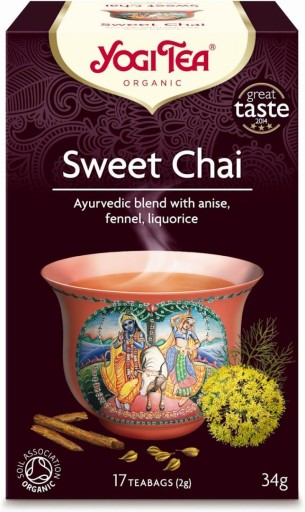 Sweet Chai BIO čaj 34g 17x2g - Yogi Tea