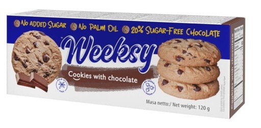 Sušenky s čokoládou 120g - Bogutti