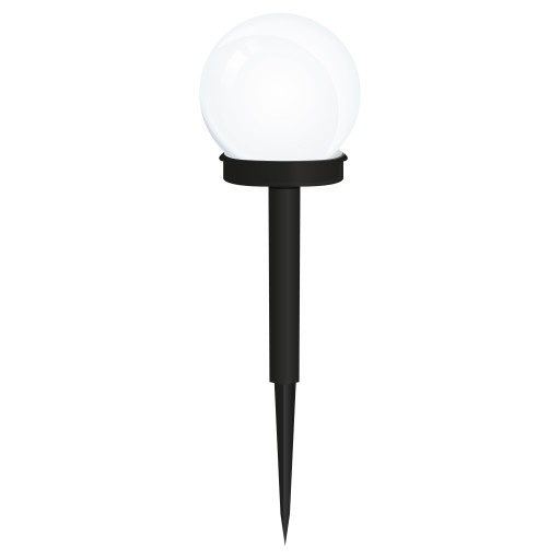 SOLÁRNA LAMPA Záhradná LED LAMPA POHNANÁ GUĽOVÁ GUĽA 10cm ŠPÍL ZÁHRAD