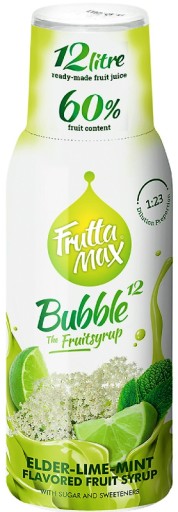 FRUTTAMAX Limetkovo-mätový sirup 500 ml na 12 litrov