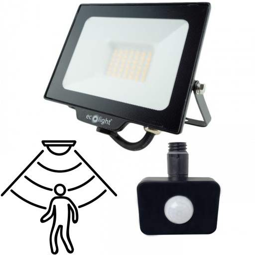 Svetlomet Halogen LED pracovna LAMPA 10W 900lm 4000K 2V1 IP65 reflektor