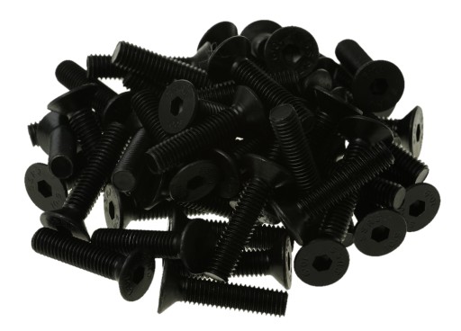 KUŽEĽOVÁ SKRUTKA ČIERNA SKRUTKA M8x30 mm PRE 50x