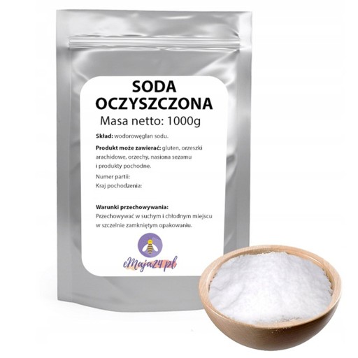 Jedlá sóda bikarbóna sodná eMAJA24 1kg x 3 kusy