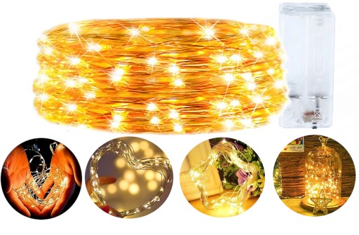 LED SVETLÁ 20 DEKORAČNÝCH DRÔTOV