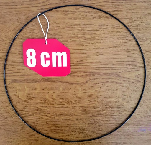 Prsteň lapač snov, ČIERNA, 8 cm