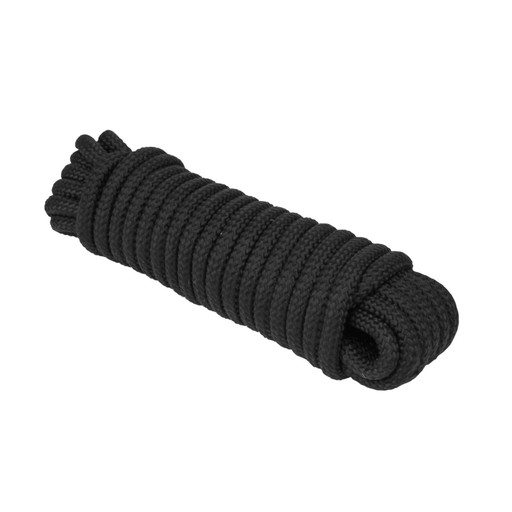 PLACHETNÍCKE LANO 12mm KOTVA KOTVA / ČIERNA