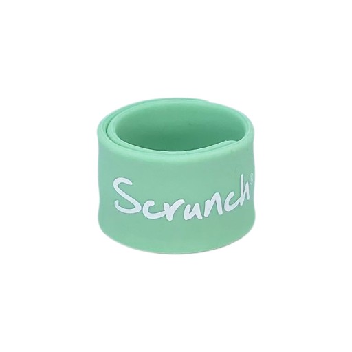 Scrunch informačný náramok - Mint