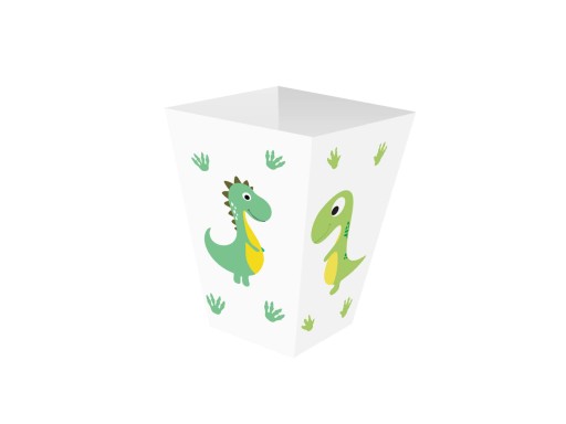 Dinosaur popcorn boxy 6ks Birthday
