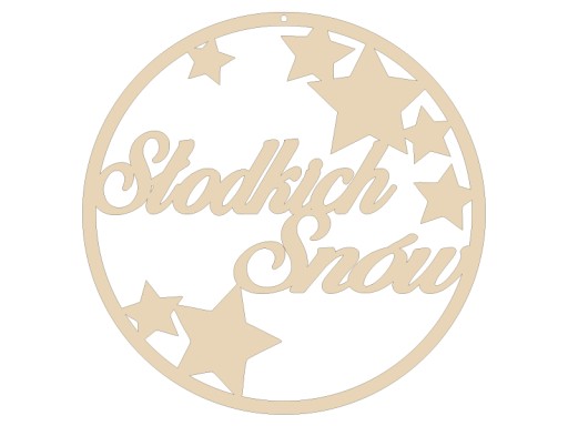 Prsteň lapač hviezd na sladké sny 25 cm