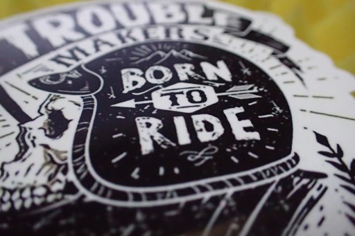 NÁLEPKA NA PORUCHY HARLEY BOBBER NÁLEPKA 8,2 x 6,6 cm