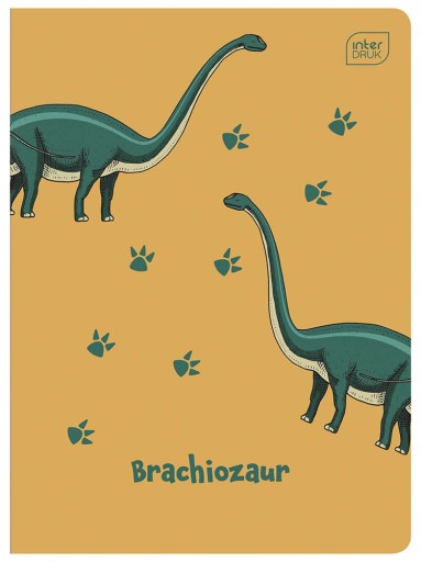 4 X ZÁPISNÍK A5, 32 STR., MRIEŽKA S OKRAJMI, DINOSAURY