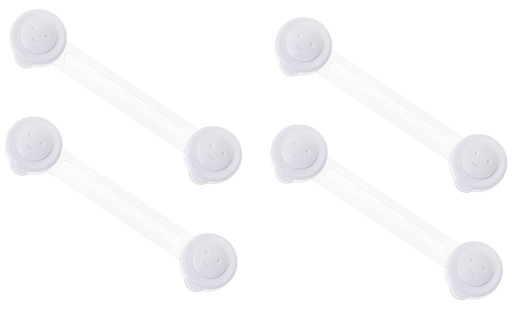 4x ZABEZPEČENIE ZÁSUVKOV SKRINÍK, ZÁMOK NA ZÁPADKU