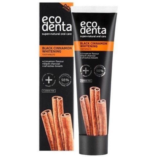 Zubná pasta Ecodenta Black Cinnamon 100 ml