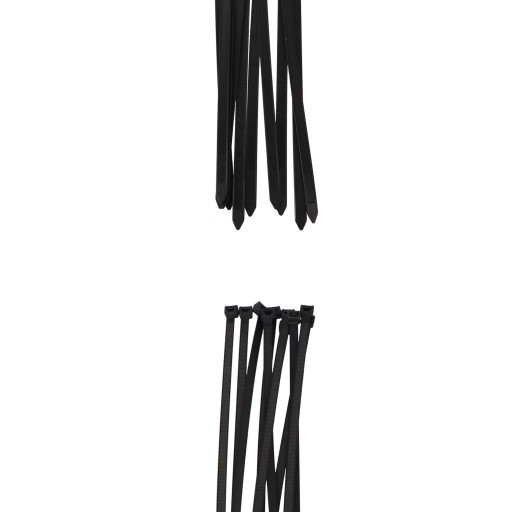 10x sťahovacie pásky Káblové pásky Zipsy 8,8 x 550 mm Silné UV sťahovacie pásky
