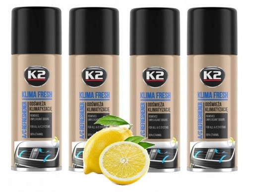 KLIMA FRESH Osviežovač klimatizácie, Citrón, 150 ml
