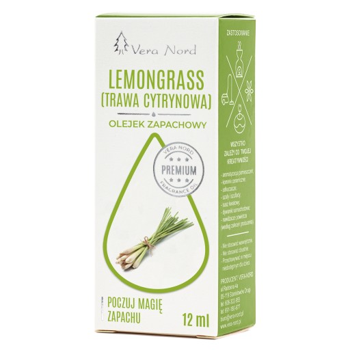 Vonný olej Vera nord LEMONGRASS